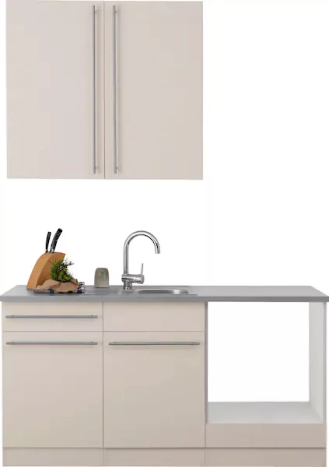 wiho Küchen Küchenzeile »Chicago«, wahlweise mit E-Geräten, Breite 160 cm günstig online kaufen