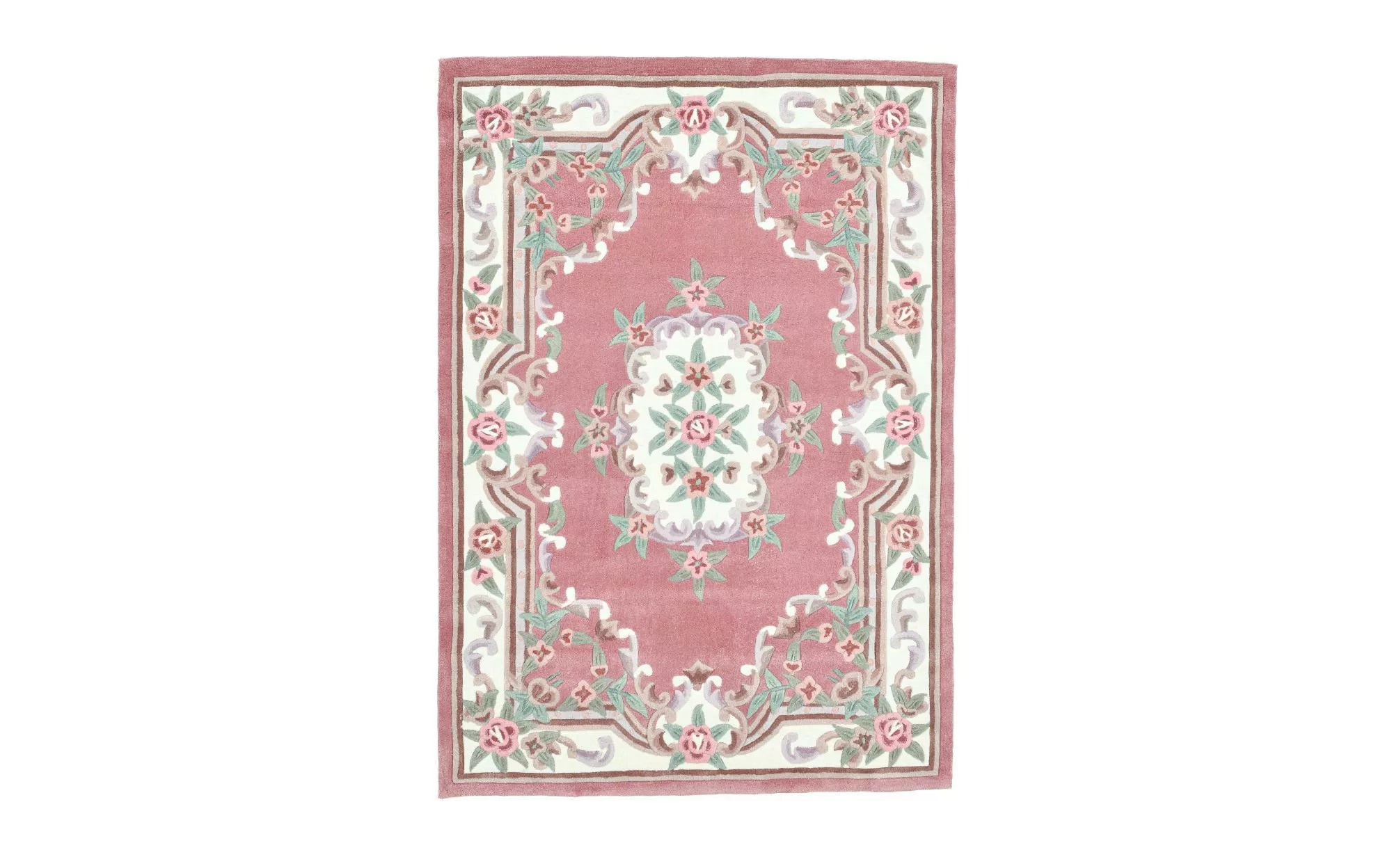 THEKO Vintageteppich  Ming ¦ rosa/pink ¦ Synthetische Fasern ¦ Maße (cm): B günstig online kaufen