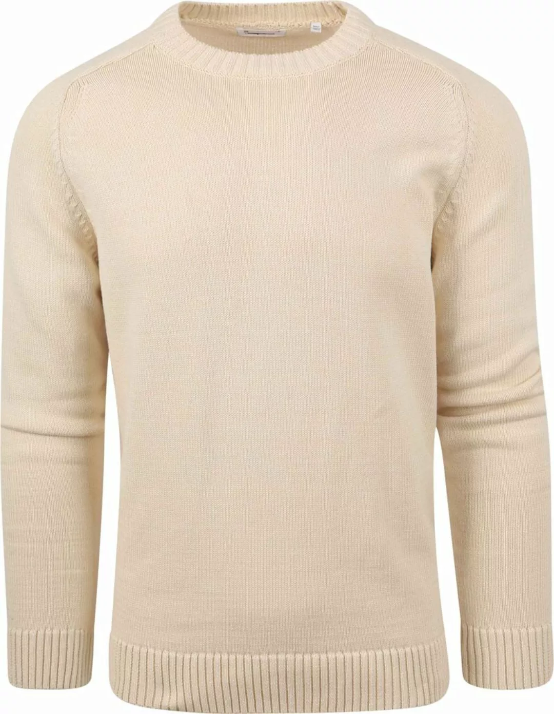 KnowledgeCotton Apparel Pullover Ecru - Größe XL günstig online kaufen