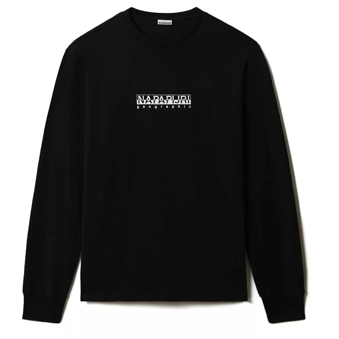 Napapijri S-box 2 Langarm-t-shirt 3XL Black 041 günstig online kaufen