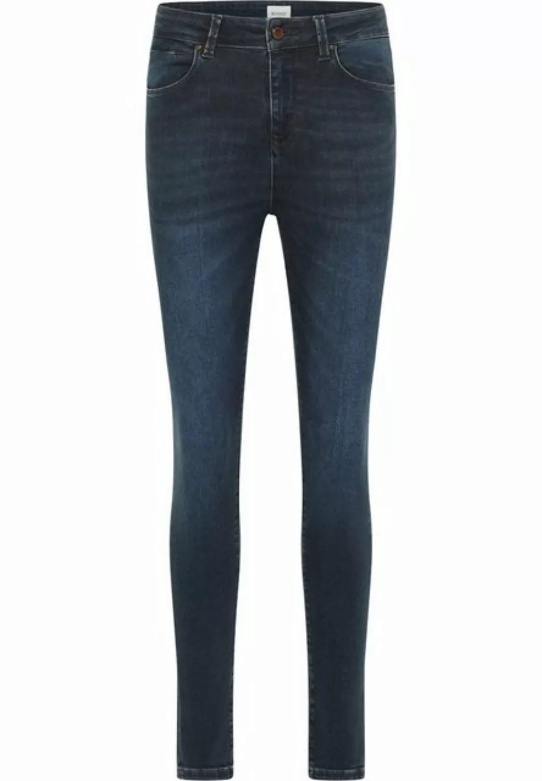 Mustang Damen Jeans GEORGIA Super Skinny Fit - Blau - Medium Blue Denim günstig online kaufen