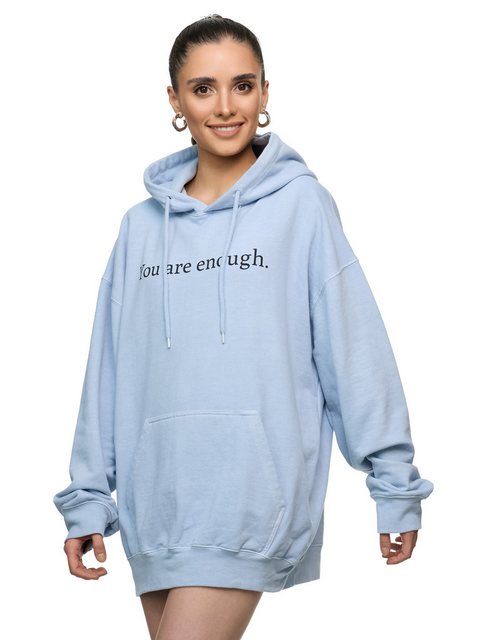 Worldclassca Hoodie Worldclassca Print YOU ARE ENOUGH Hoodie Kapuzensweatsh günstig online kaufen