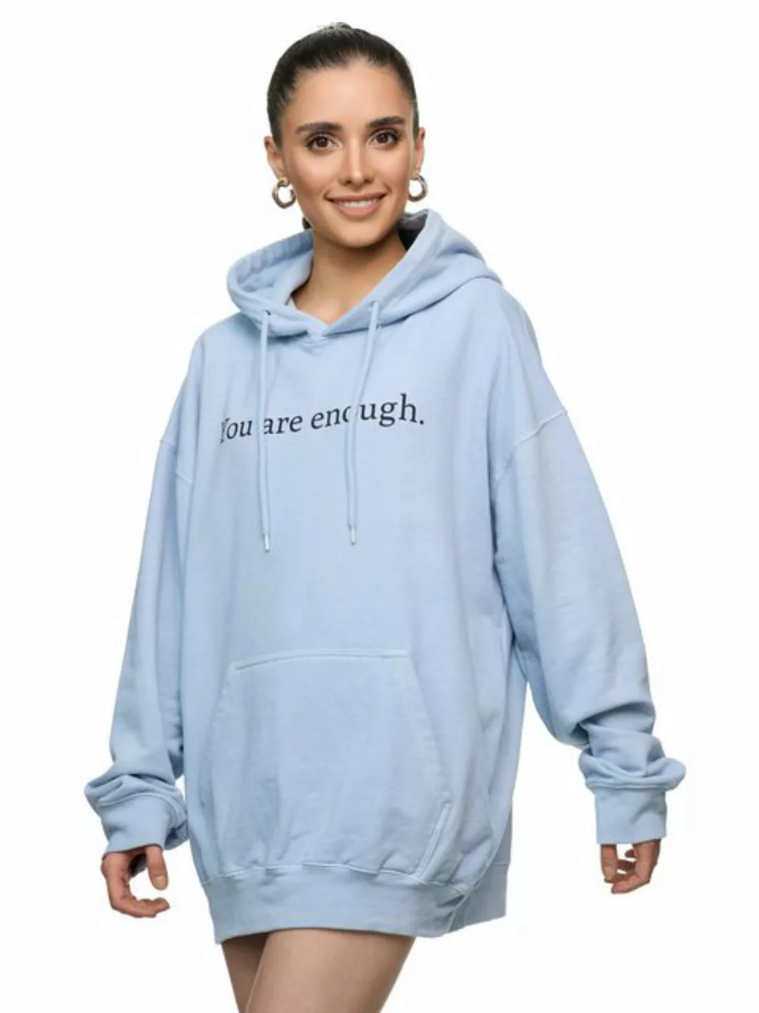 Worldclassca Hoodie Worldclassca Print YOU ARE ENOUGH Hoodie Kapuzensweatsh günstig online kaufen