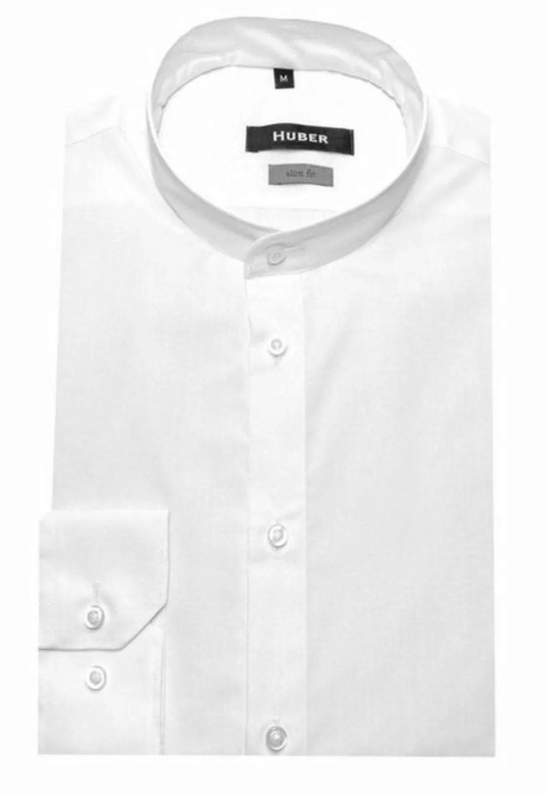 Huber Hemden Langarmhemd HU-0381 Stehkragen Slim Fit taillierte schmale kör günstig online kaufen