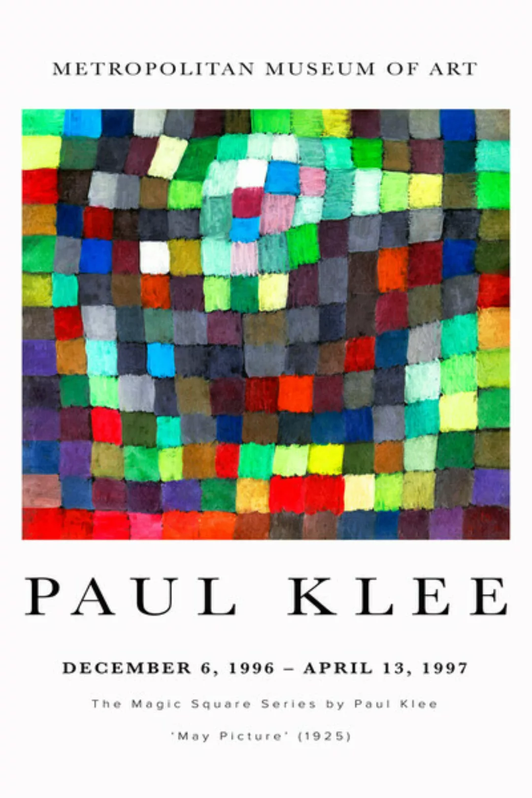 Poster / Leinwandbild - May Picture By Paul Klee günstig online kaufen