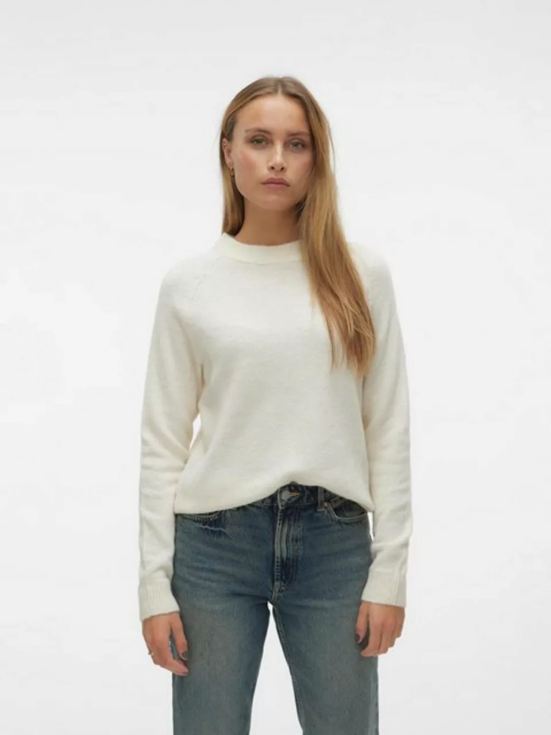 Vero Moda Rundhalspullover VMFILUCA LS O-NECK PULLOVER GA NOOS günstig online kaufen