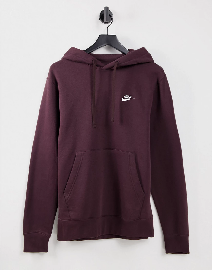 Nike – Club – Kapuzenpullover in Braun günstig online kaufen