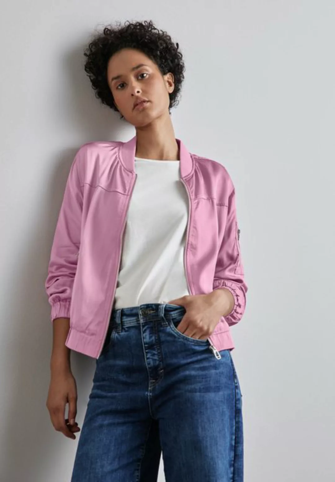 STREET ONE Blouson in Satin-Optik günstig online kaufen