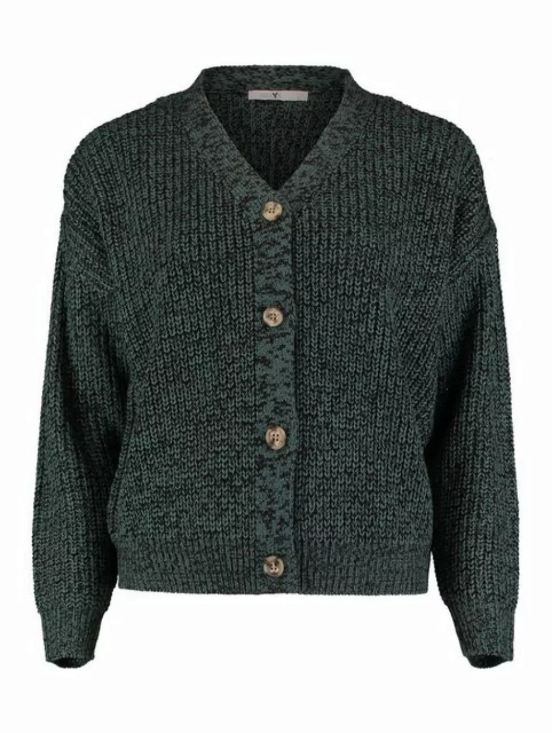 HaILY’S Cardigan Grobstrick Jacke mit Knopfleiste Ripp Optik Cardigan Pipa günstig online kaufen