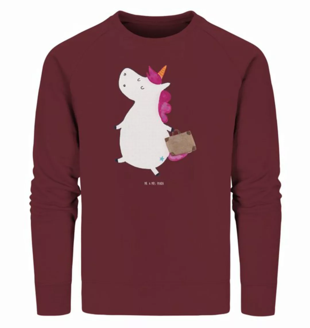 Mr. & Mrs. Panda Longpullover Größe L Einhorn Koffer - Burgundy - Geschenk, günstig online kaufen