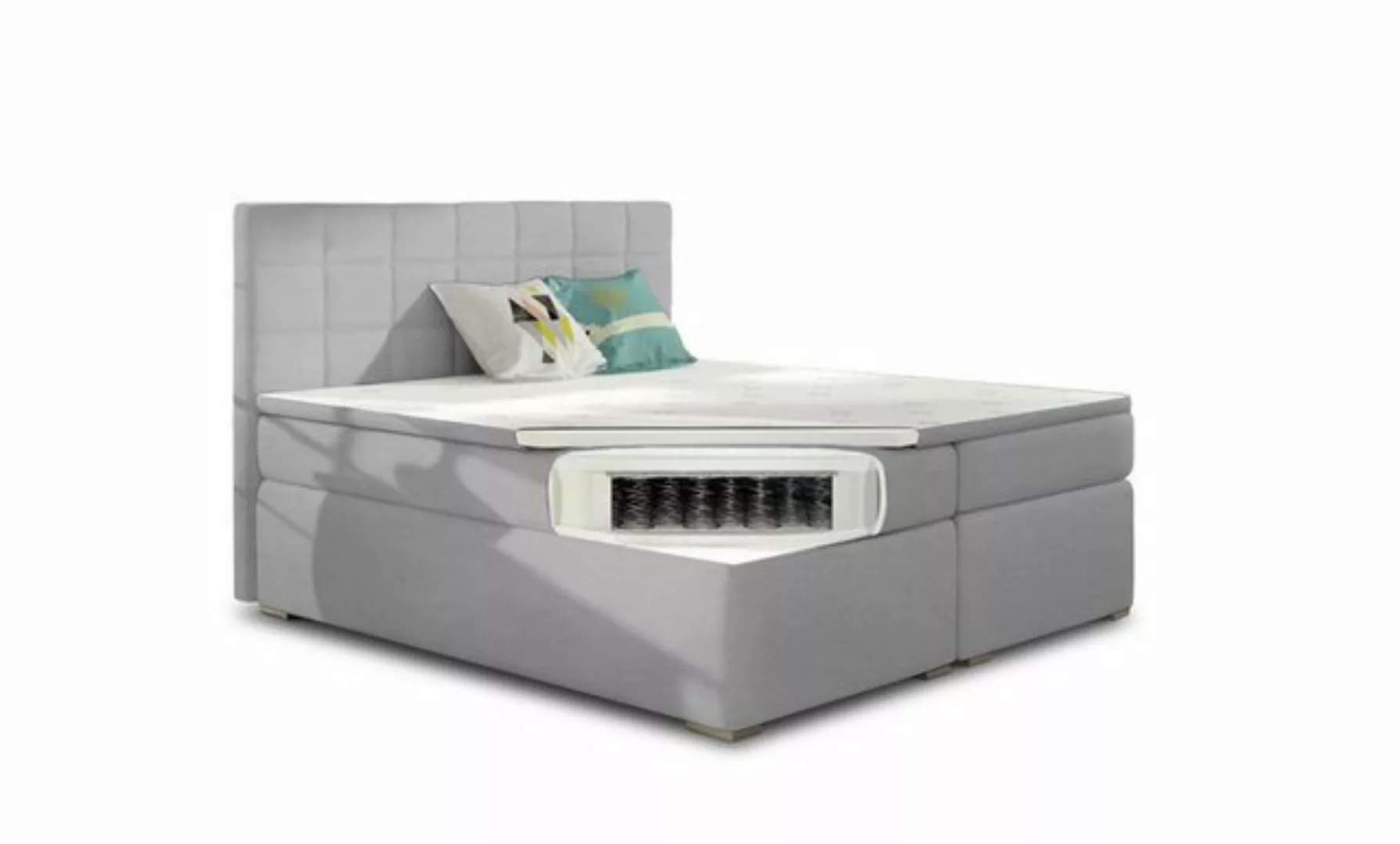 Stylefy Boxspringbett Neptune (Schlafzimmerbett, Bett), 140/160/180 x 200 c günstig online kaufen