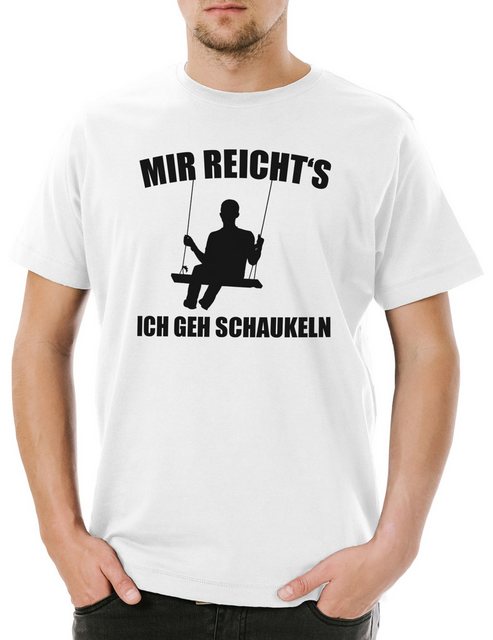 Urban Backwoods Print-Shirt Mir Reicht´s Ich geh Schaukeln Herren T-Shirt P günstig online kaufen