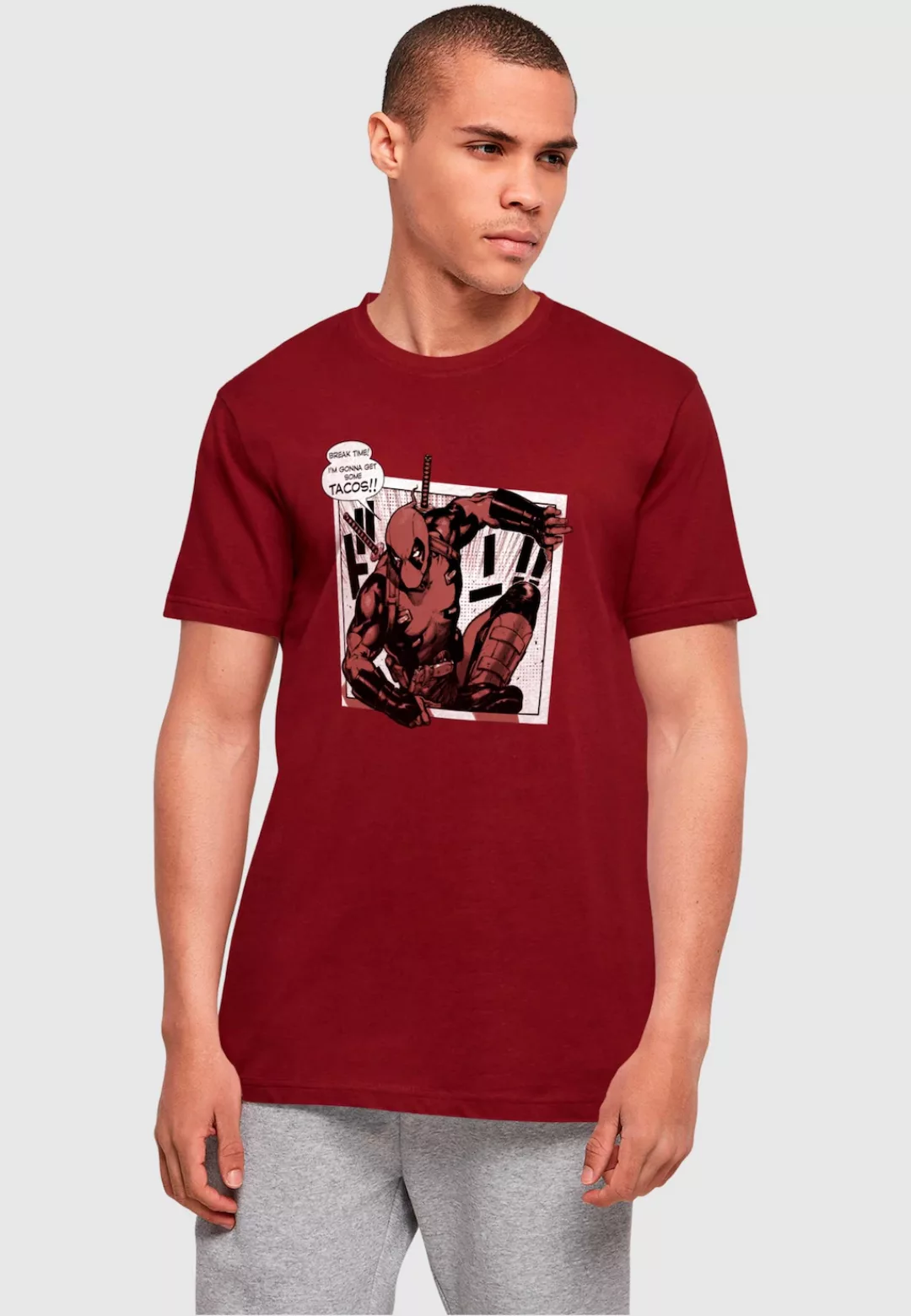 ABSOLUTE CULT T-Shirt "ABSOLUTE CULT Herren Deadpool - Tacos Breaktime T-Sh günstig online kaufen