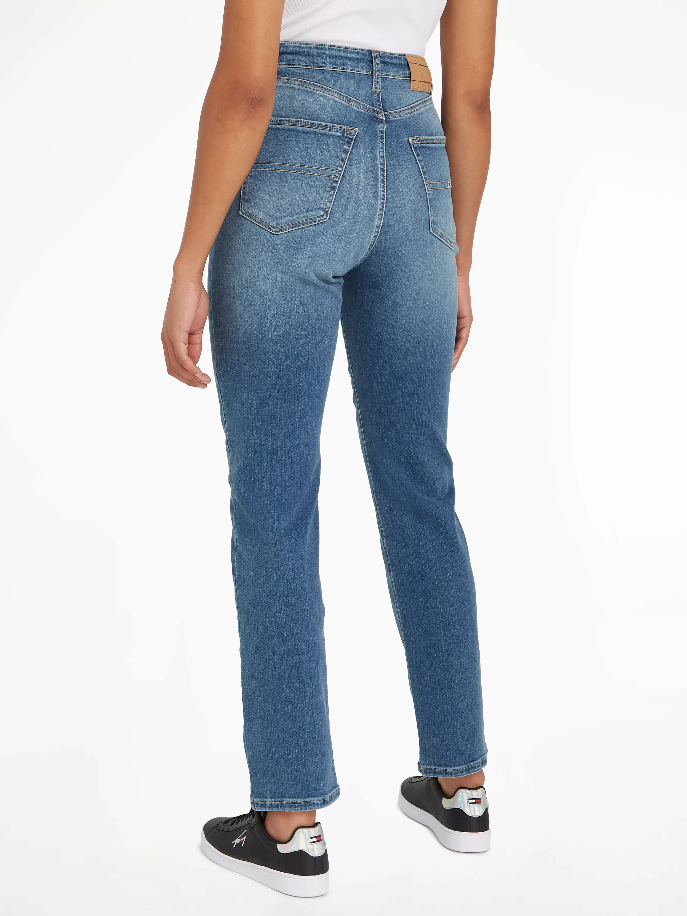 Tommy Jeans Straight-Jeans Tommy Jeans JULIE - High Waist - Straight Jeans günstig online kaufen