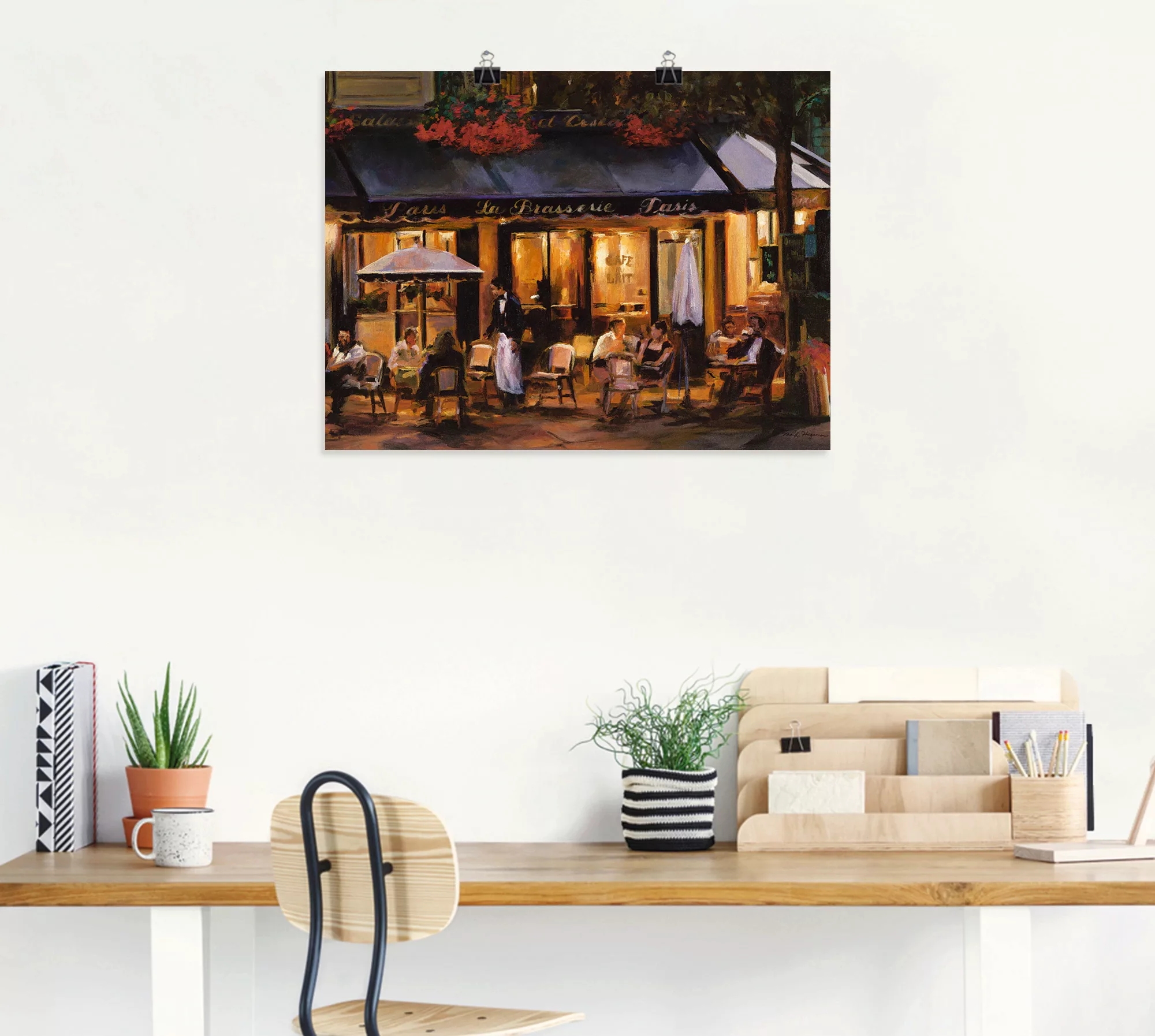 Artland Wandbild »Brauerei«, Restaurant & Cafés, (1 St.), als Leinwandbild, günstig online kaufen