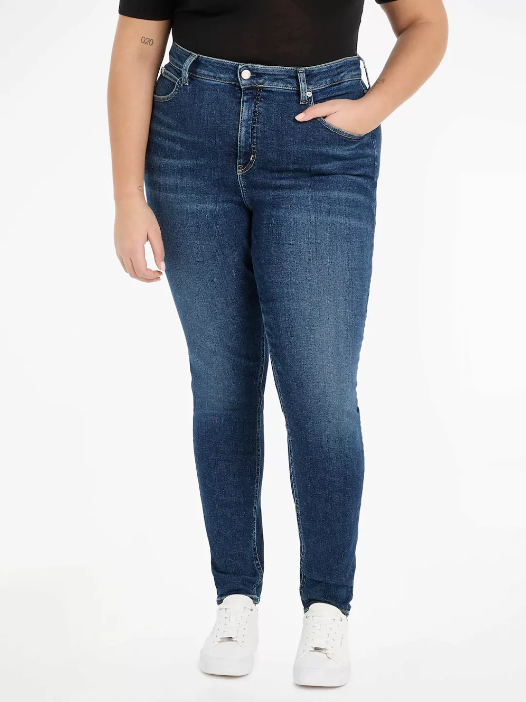 Calvin Klein Jeans Plus Skinny-fit-Jeans "HIGH RISE SKINNY PLUS", Große Grö günstig online kaufen