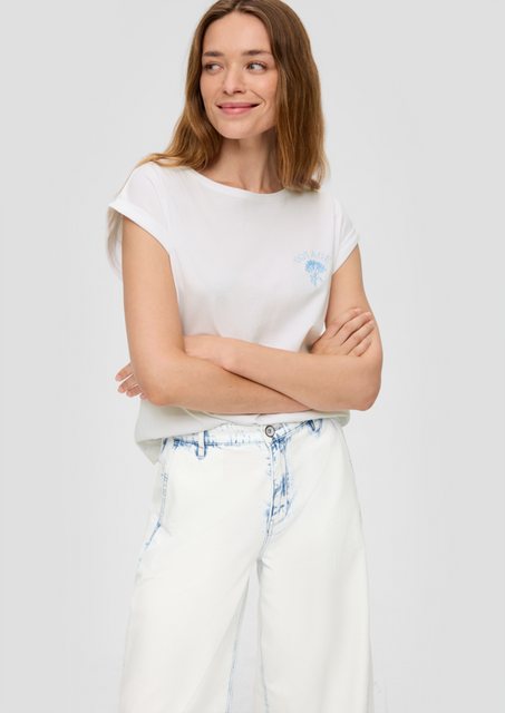 s.Oliver Shirttop Relaxed-Fit-Shirt mit überschnittenen Schultern günstig online kaufen