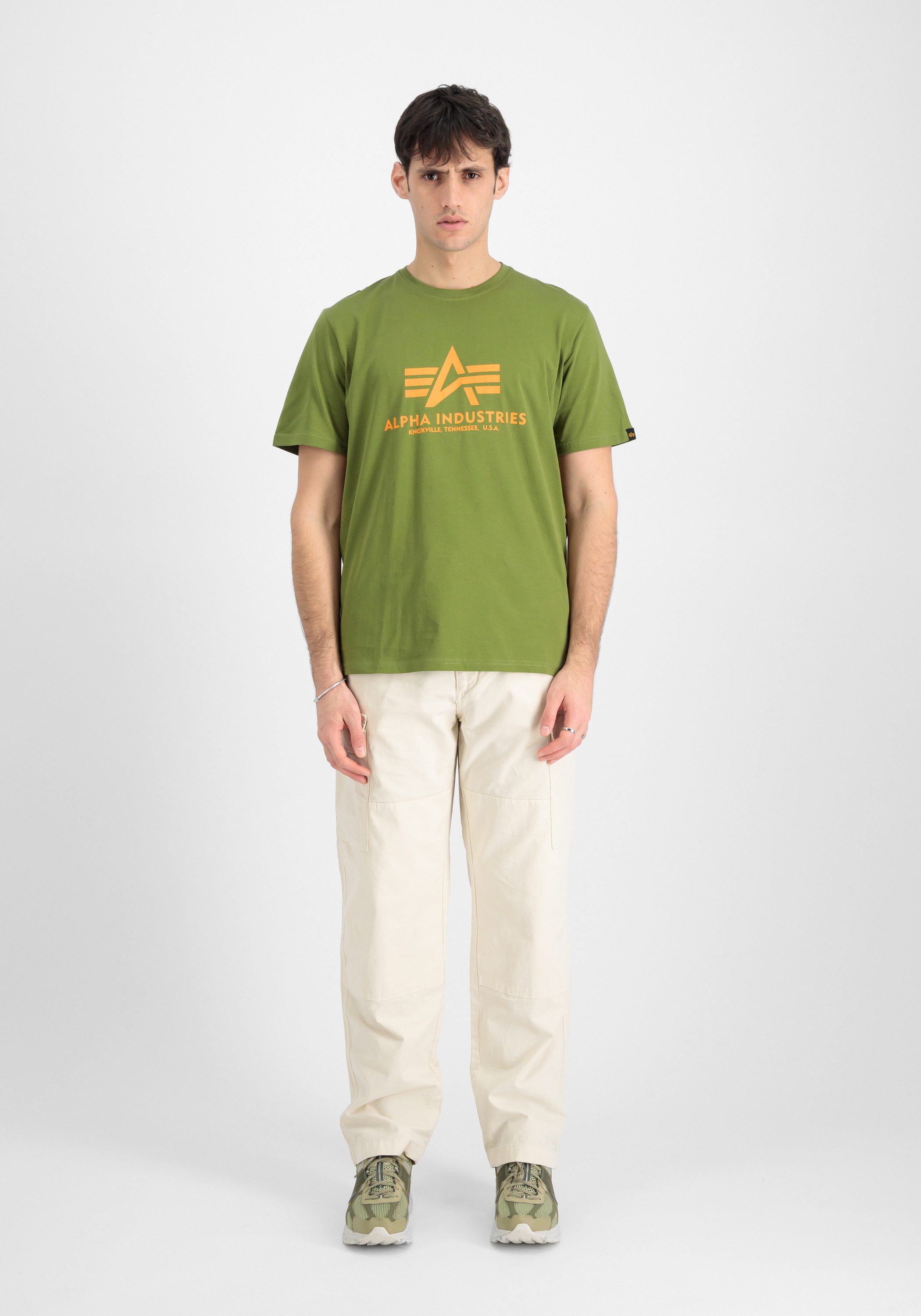 Alpha Industries T-Shirt "Alpha Industries Men - T-Shirts Basic T-Shirt ML" günstig online kaufen