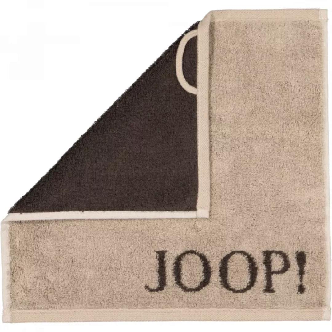 JOOP! Handtücher Classic Doubleface 1600 - Farbe: mocca - 39 - Seiflappen 3 günstig online kaufen