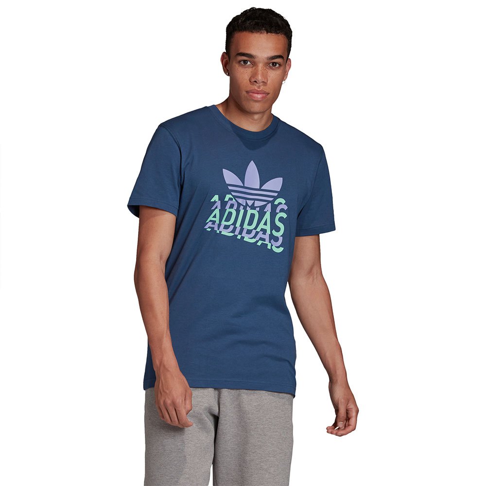 Adidas Originals Multi Fade Kurzärmeliges T-shirt L Night Marine günstig online kaufen