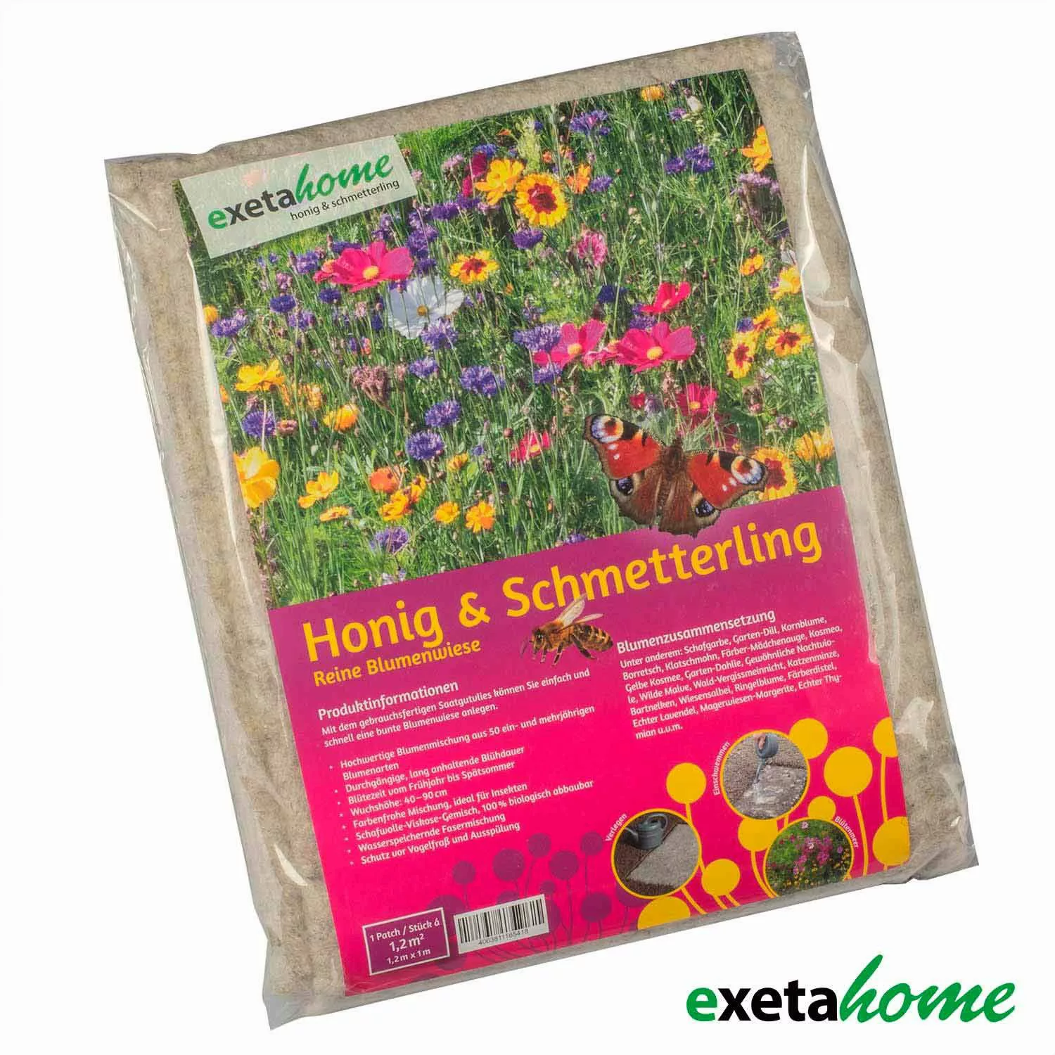 exeta Blumensamen Blumenwiesenmatte 1 x 1,2 günstig online kaufen