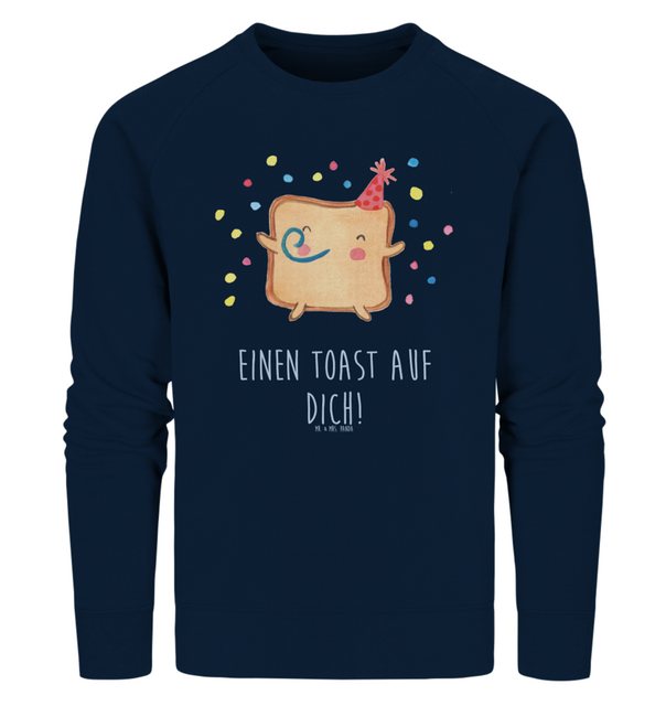 Mr. & Mrs. Panda Longpullover Größe M Toast Party - French Navy - Geschenk, günstig online kaufen