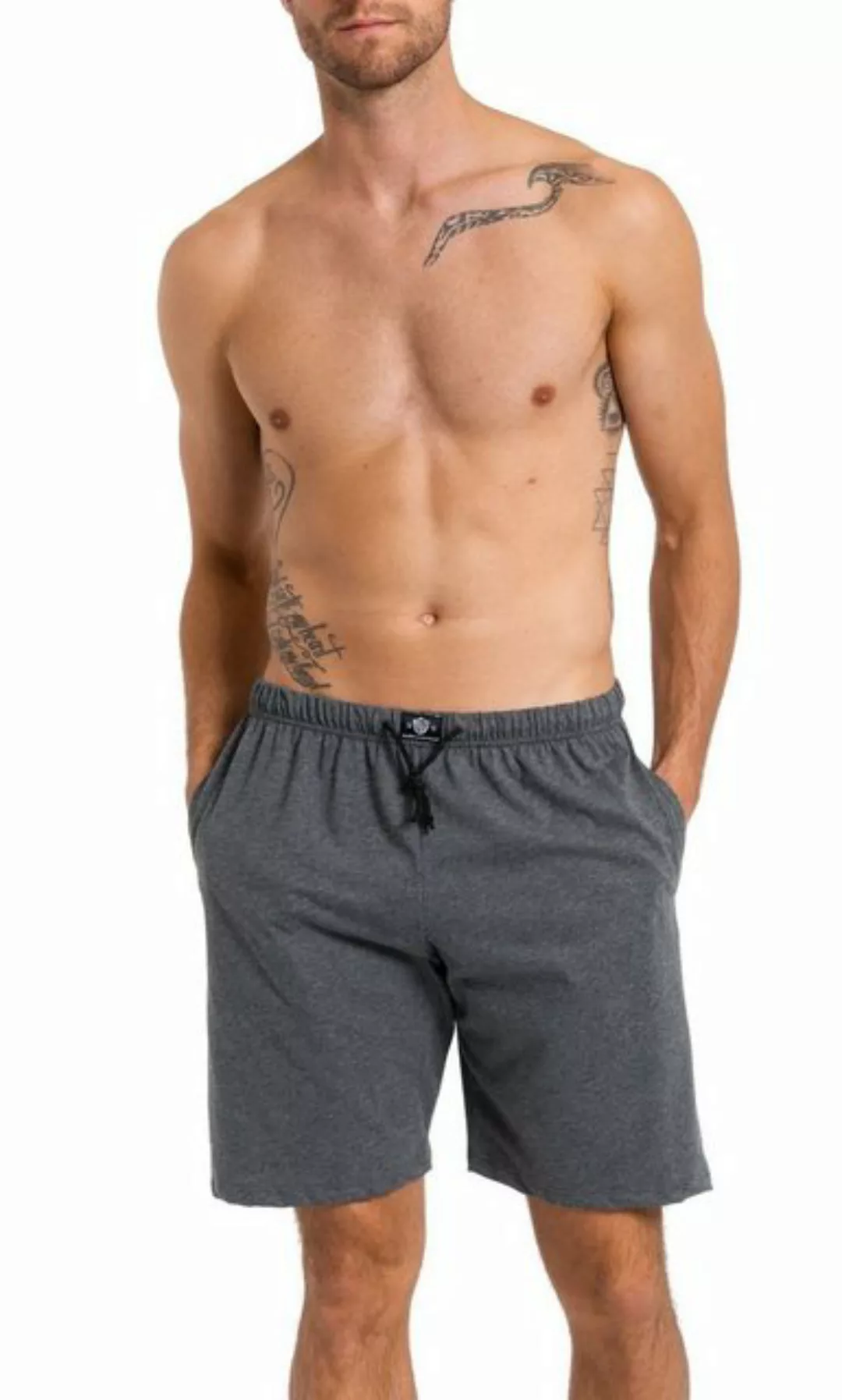 HAASIS Bodywear 1919 Bermudas Herren Jerseybermuda 77116863-carbon (1-tlg) günstig online kaufen