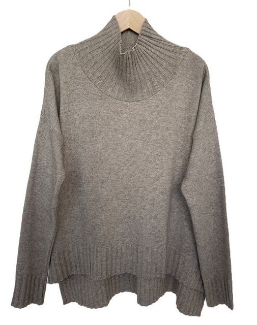 Zuckerwatte Stehkragenpullover bequem geschnitten, Merinowolle mit Cashmere günstig online kaufen