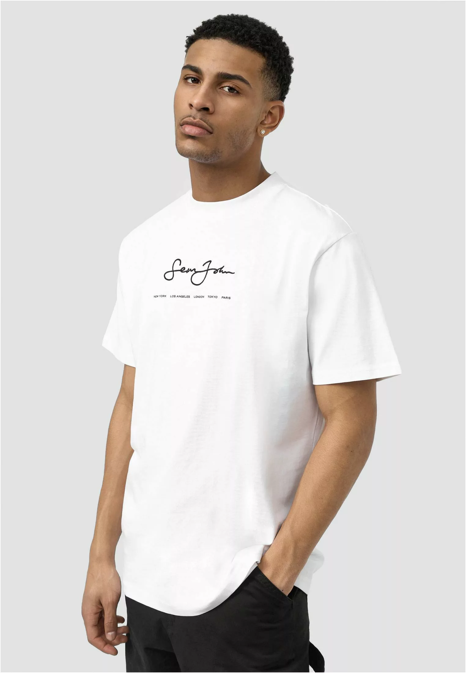 Sean John Kurzarmshirt "Sean John Herren JM-TE012-002-01 Classic Logo Essen günstig online kaufen