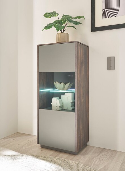 INOSIGN Vitrine "LARGO", Soft-Close-Funktion, Höhe ca. 130 cm günstig online kaufen
