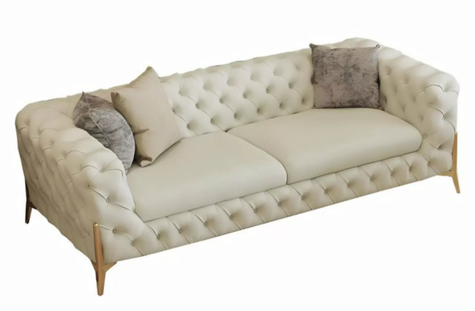 Xlmoebel 2-Sitzer Neues Designer-Sofa 2-Sitzer Luxus Couch Luxus Polstersof günstig online kaufen