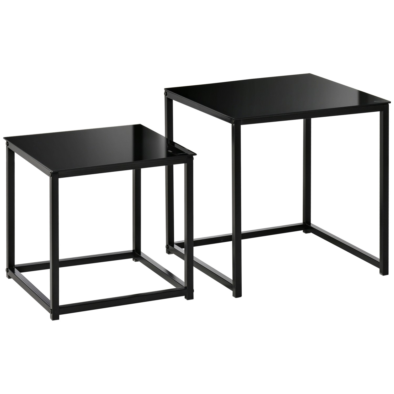 HOMCOM Beistelltisch Quadratischer Sofatisch Satztisch mit günstig online kaufen