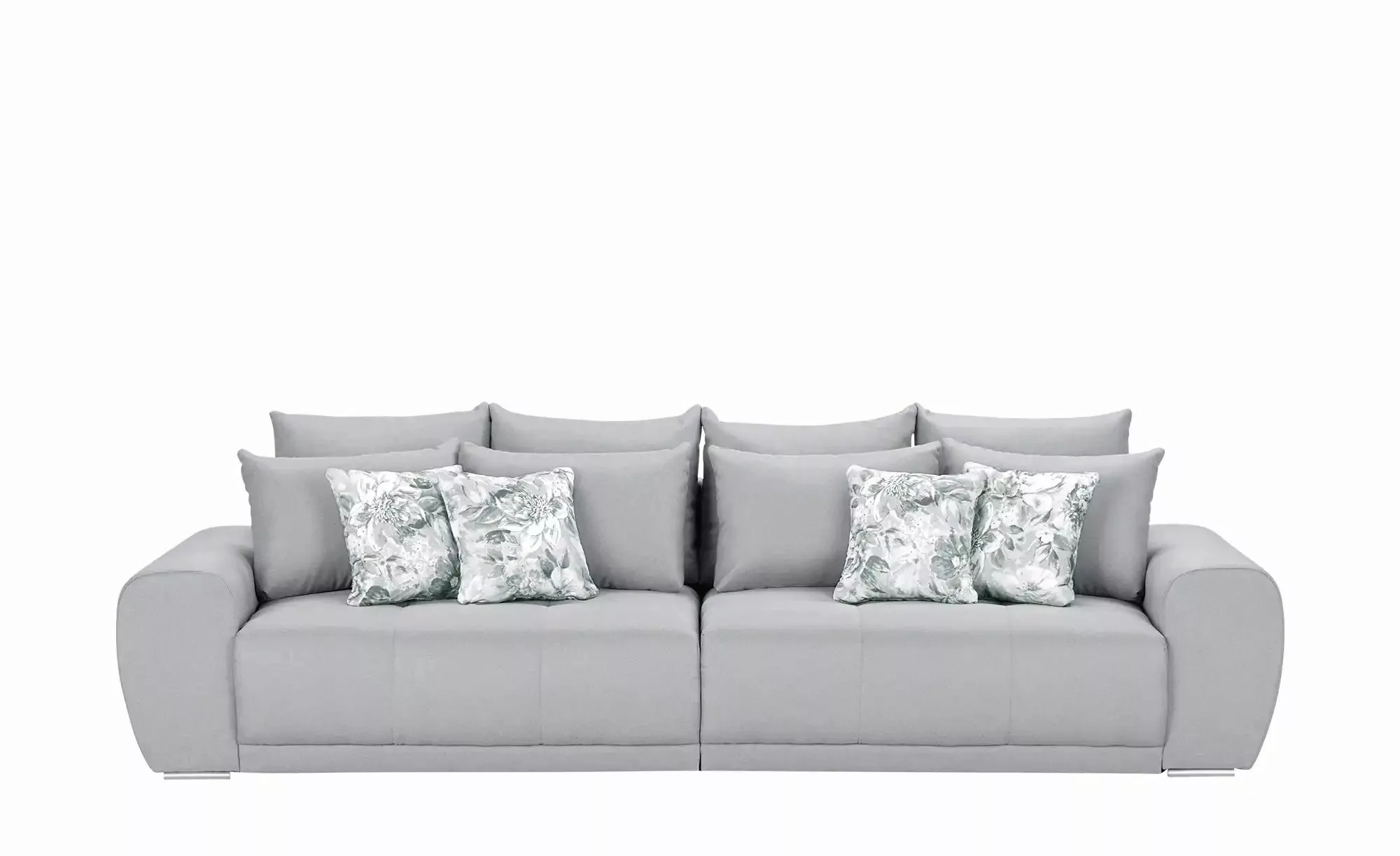 Big Sofa  Emma ¦ silber ¦ Maße (cm): B: 306 H: 83 T: 115.0 Polstermöbel > S günstig online kaufen