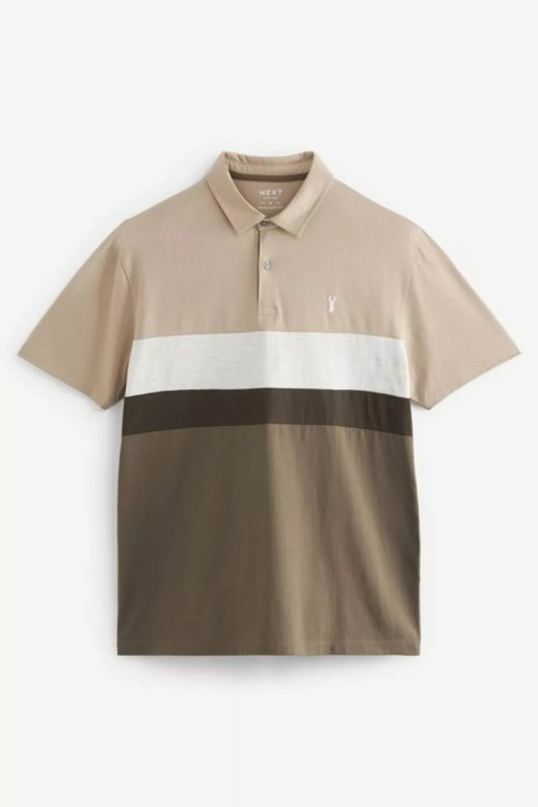 Next Poloshirt Poloshirt mit breitem Bruststreifen (1-tlg) günstig online kaufen