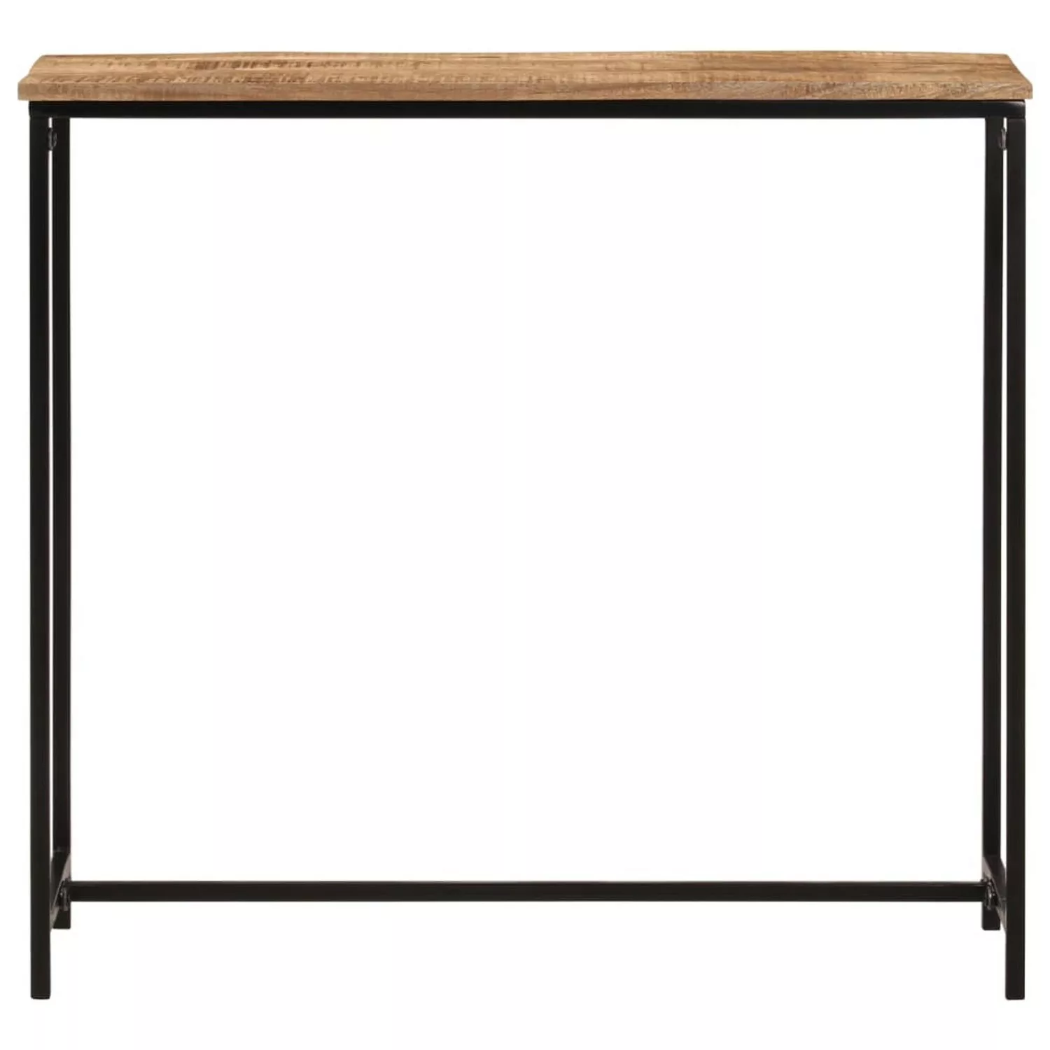 vidaXL Konsolentisch 80x30x74 cm Massivholz Mango und Eisen günstig online kaufen