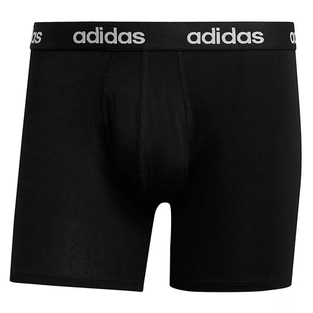 Adidas Linear Essentials Logo Boxer 2 Einheiten XL Black / Black günstig online kaufen