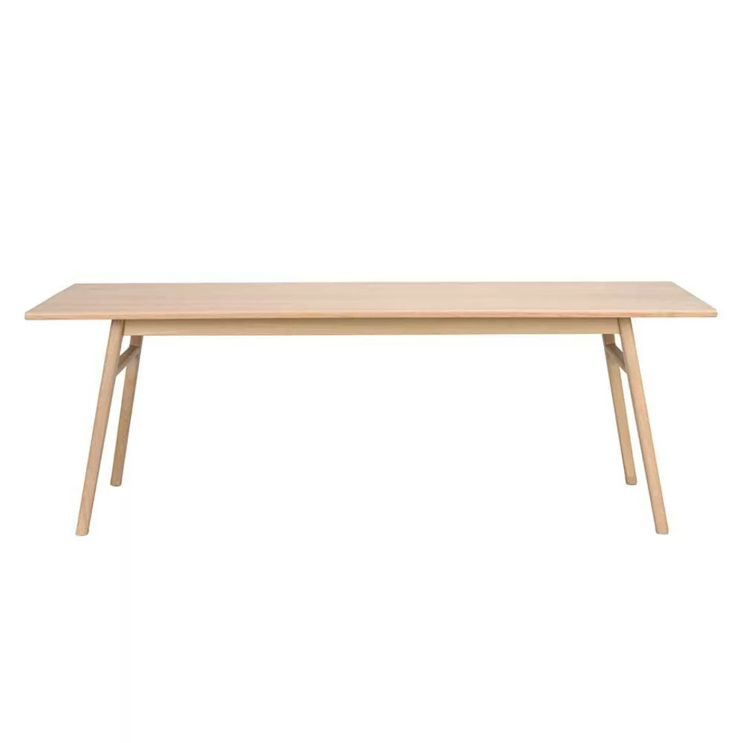 Esszimmer Tisch in Eiche White Wash 220 cm breit günstig online kaufen