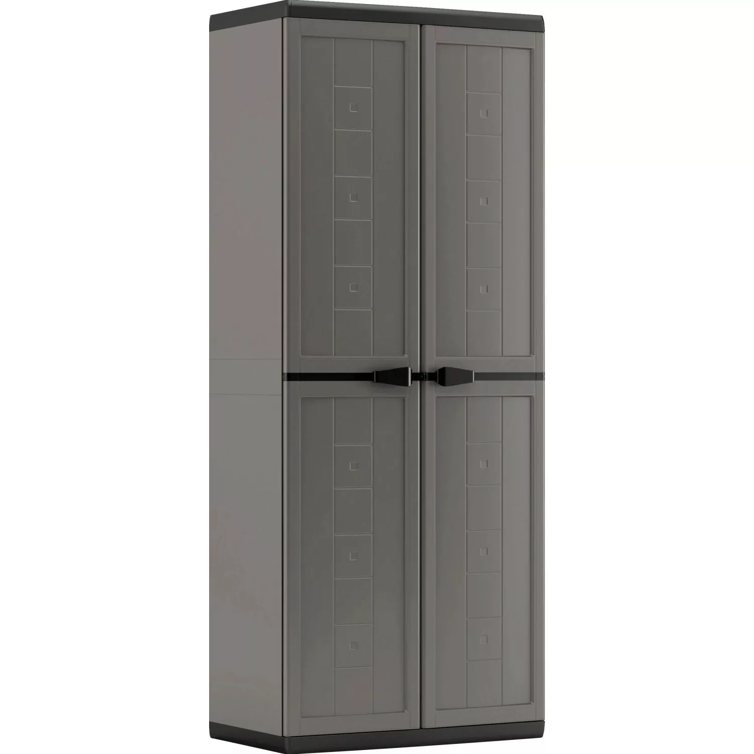 Kunststoffschrank Jolly 68 cm x 166 cm x 39 cm Dunkelgrau günstig online kaufen