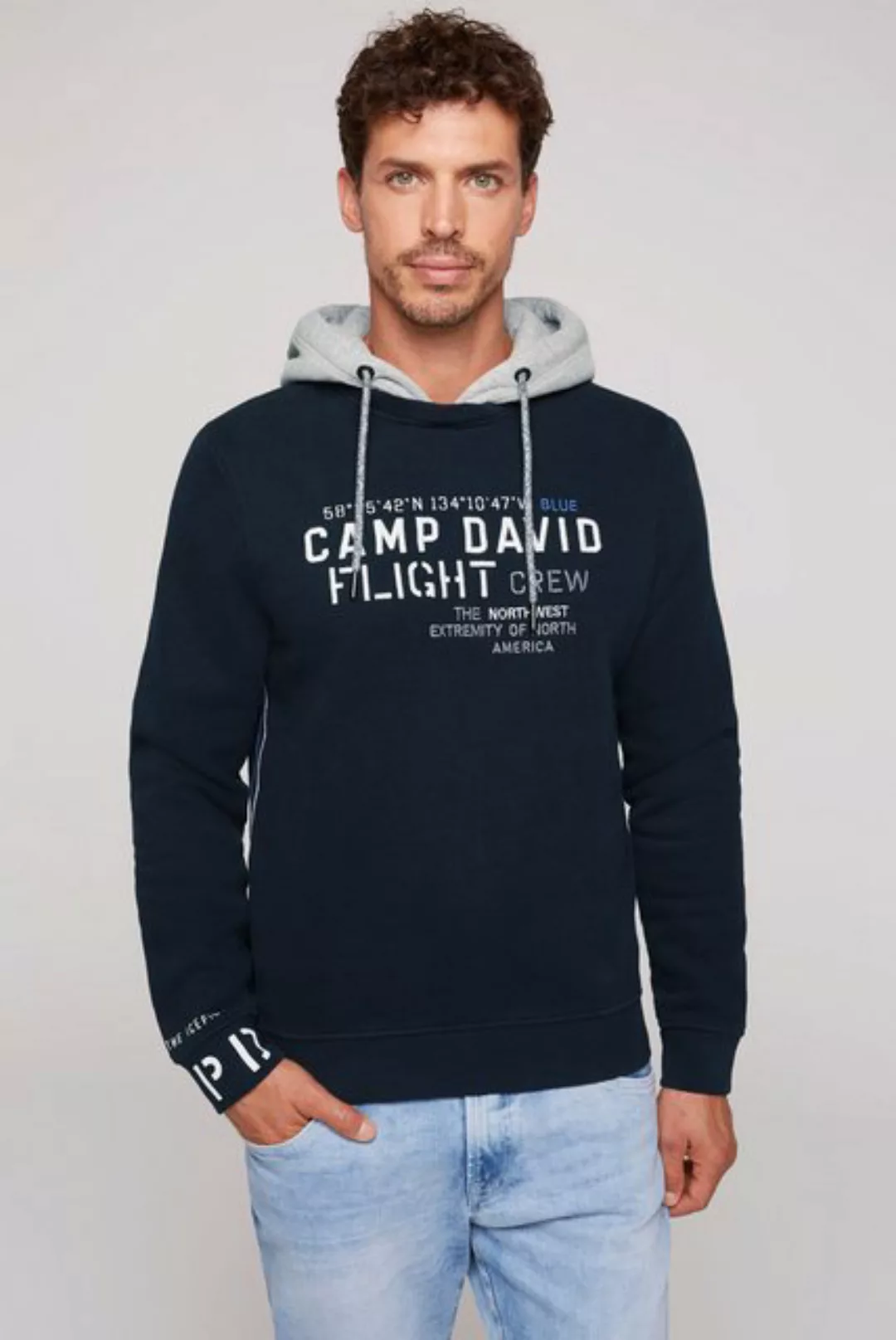 CAMP DAVID Kapuzensweatshirt, mit Baumwolle günstig online kaufen