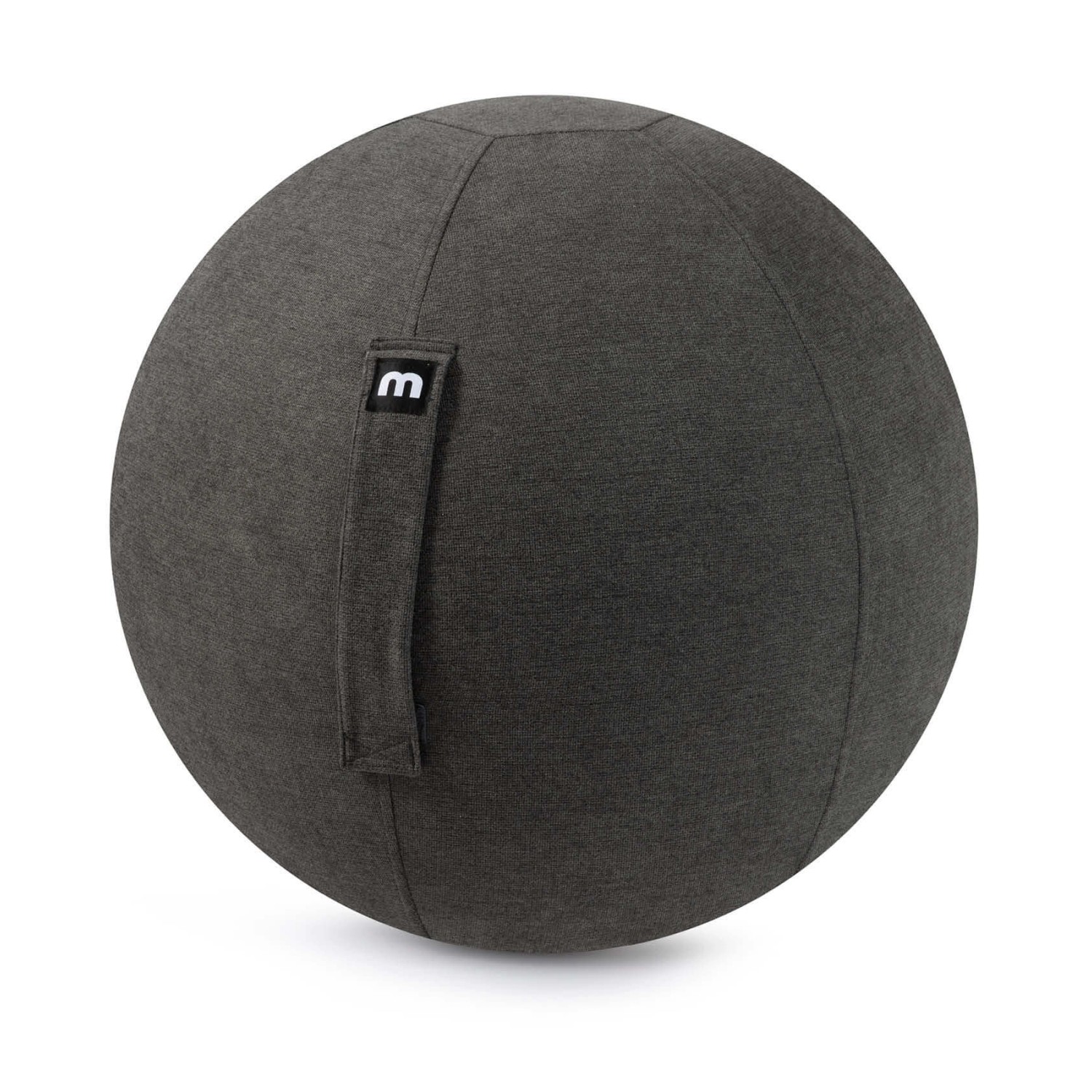 mokebo Stoff Sitzball Büro Ergonomisch Der Sportliche Sitzball mit Pumpe 65 günstig online kaufen