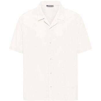Dandalo  Hemdbluse Bjorn Oversize Lapel Collar Short Sleeve Shirt günstig online kaufen