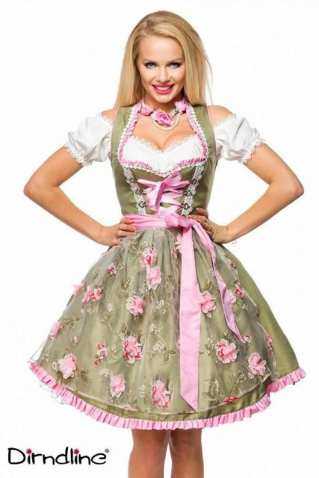 Dirndline Dirndl Wasn Tracht Dirndl Kleid Oktoberfest Wiesn Outfit Blau Pin günstig online kaufen