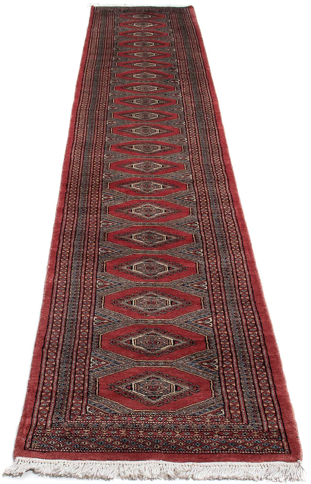 morgenland Orientteppich »Afghan - Buchara - 400 x 63 cm - dunkelrot«, rech günstig online kaufen