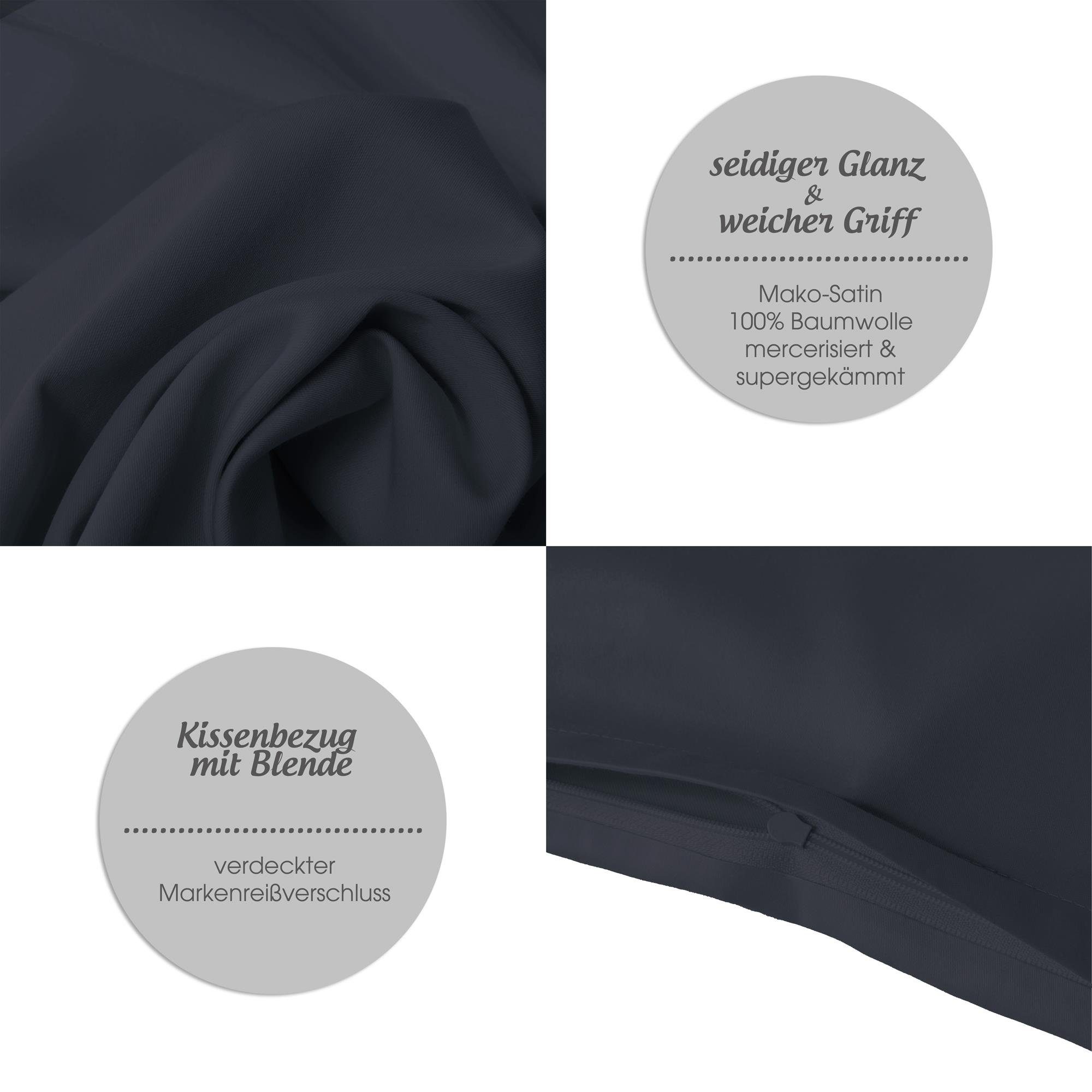 aqua-textil Kissenbezüge Luxury Kissenbezüge Kissenhüllen Mako günstig online kaufen