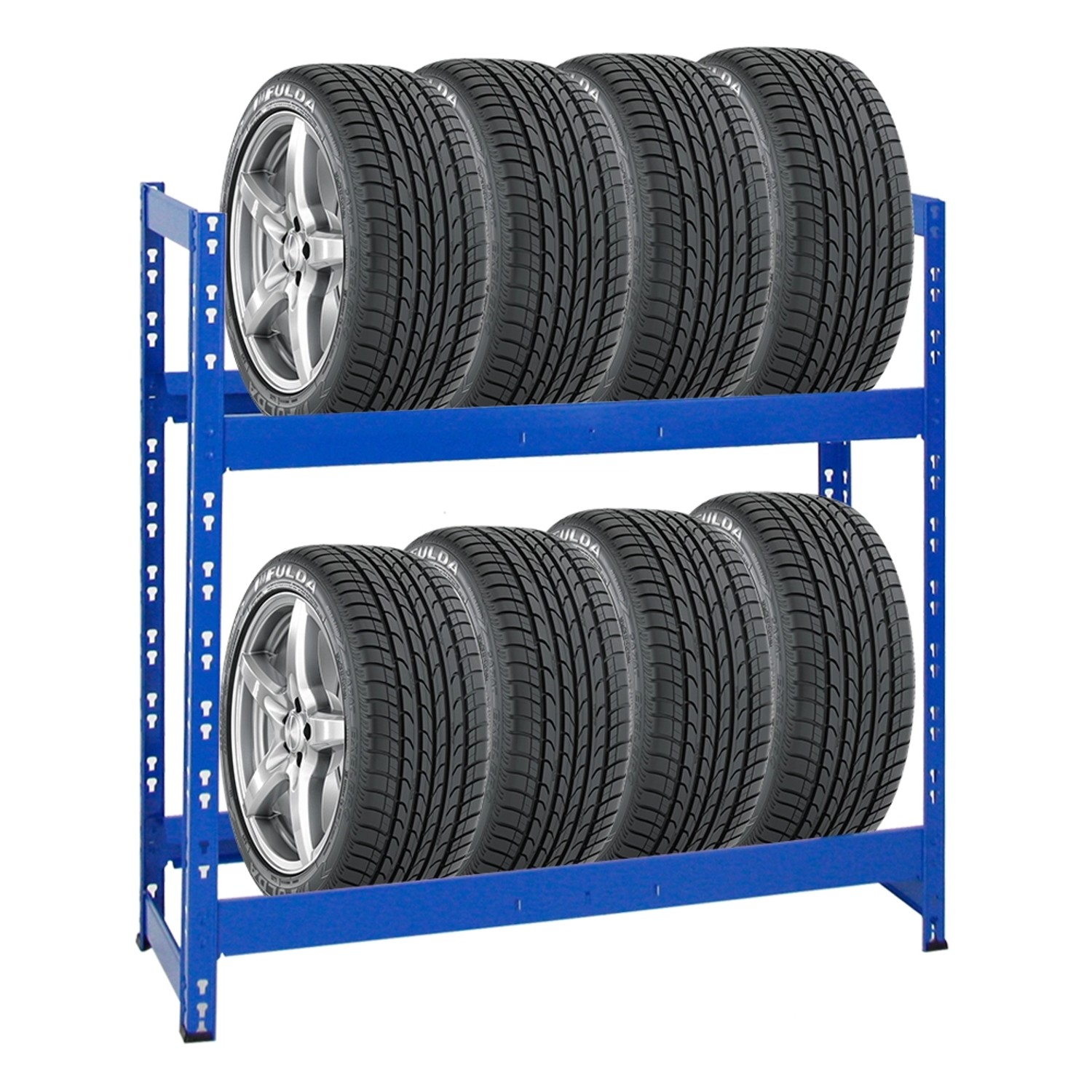 PROREGAL Reifenregal Tiger HxBxT 100 x 110 x 35 cm bis zu 8 Reifen auf 2 Eb günstig online kaufen