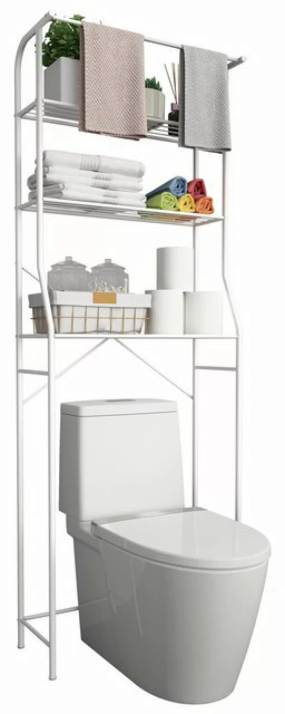 VCM Waschmaschinenumbauschrank WC Bad Toilette Überbau Schrank Tubas (1-St) günstig online kaufen