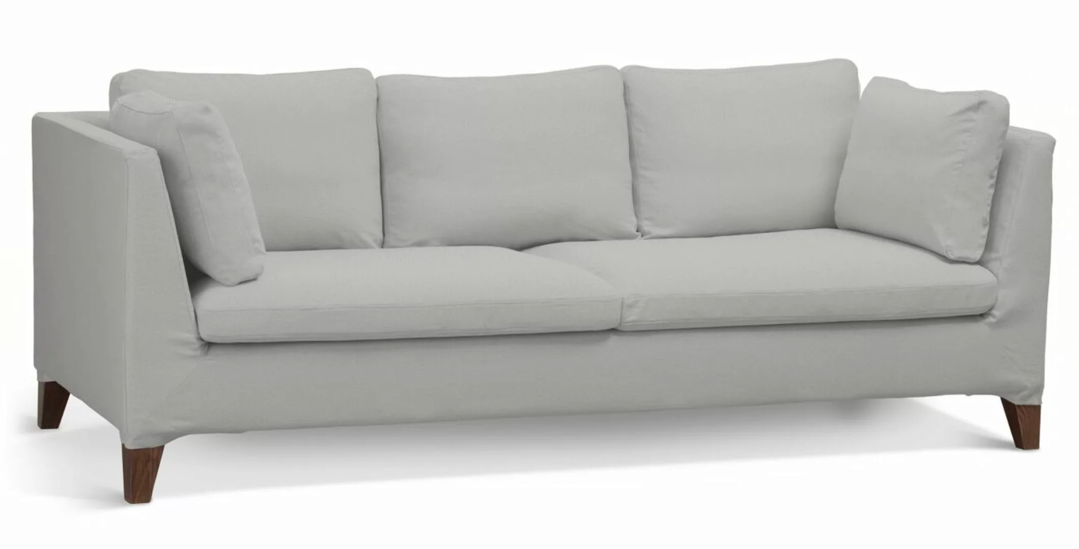 Bezug für Stockholm 3-Sitzer Sofa, hellgrau, Stockholm 3-Sitzer, Etna (705- günstig online kaufen