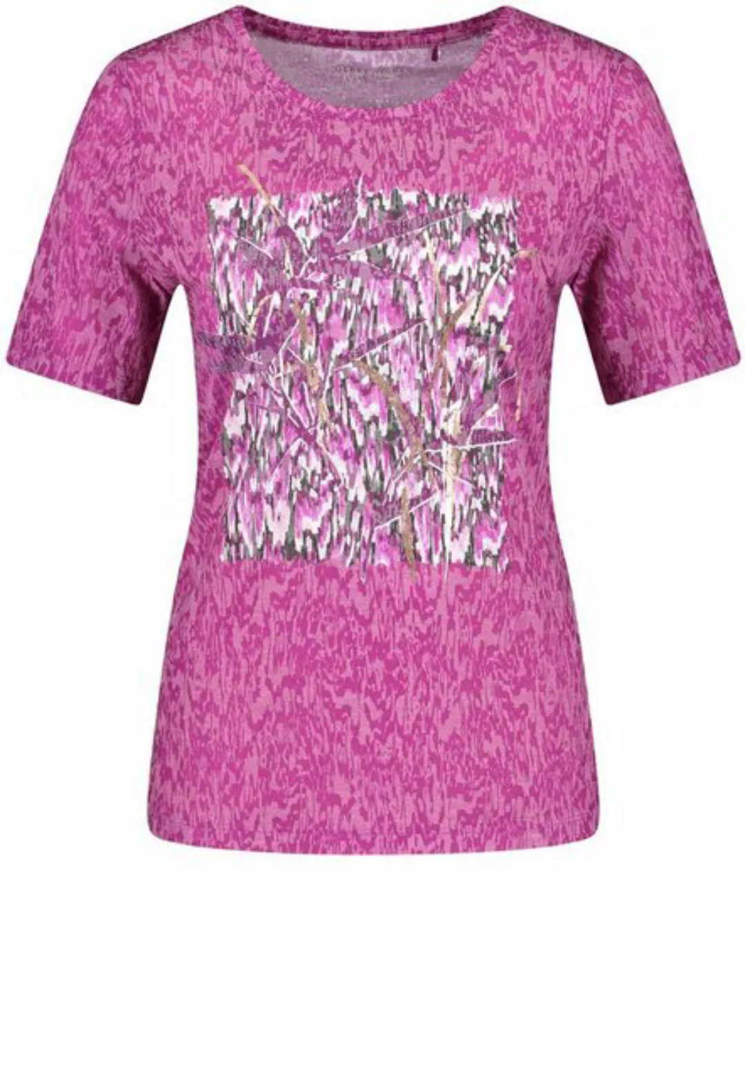 GERRY WEBER T-Shirt Gemustertes Halbarmshirt günstig online kaufen