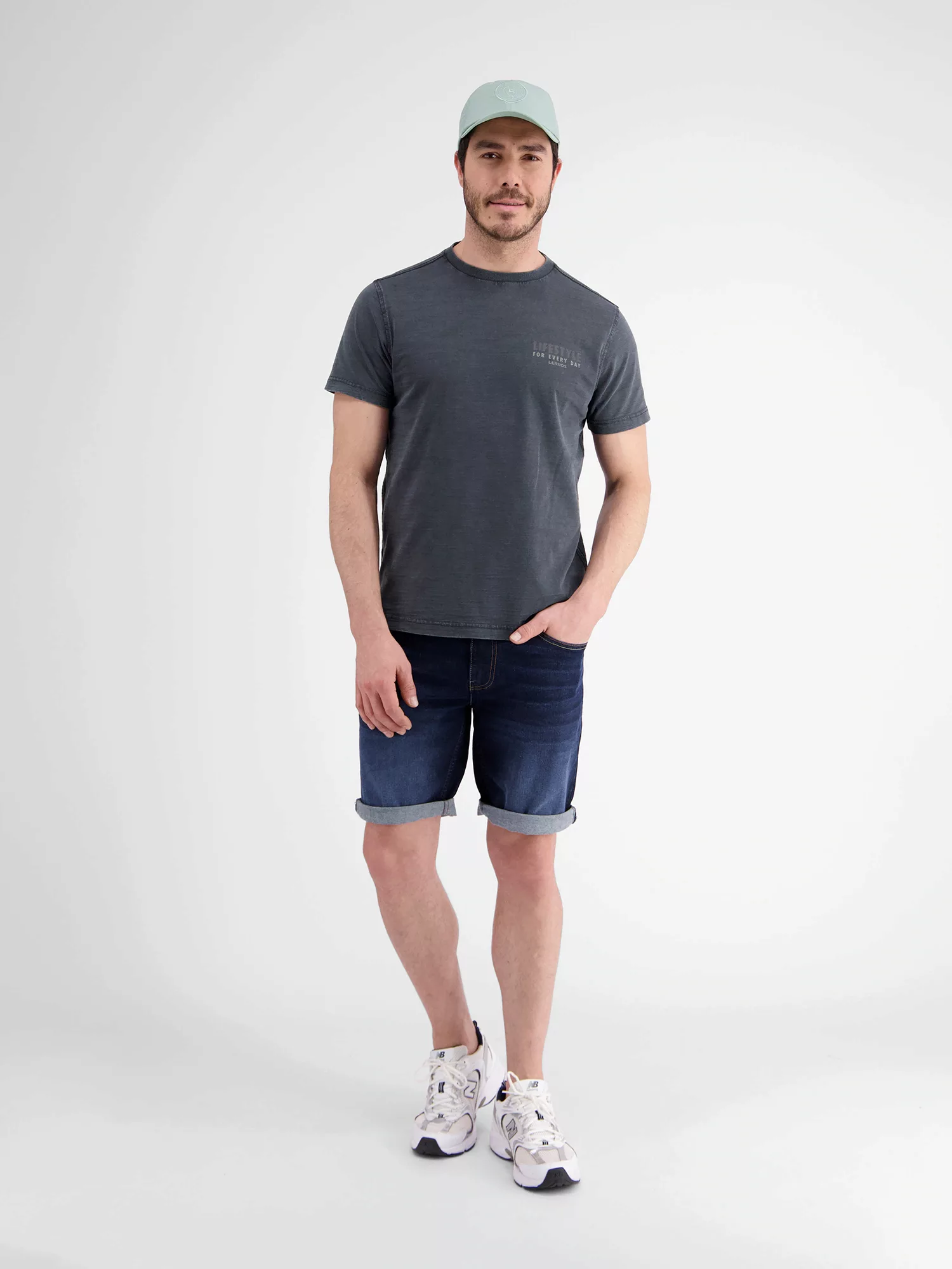 LERROS T-Shirt "LERROS Herren T-Shirt mit Brust- und Rückenprint" günstig online kaufen