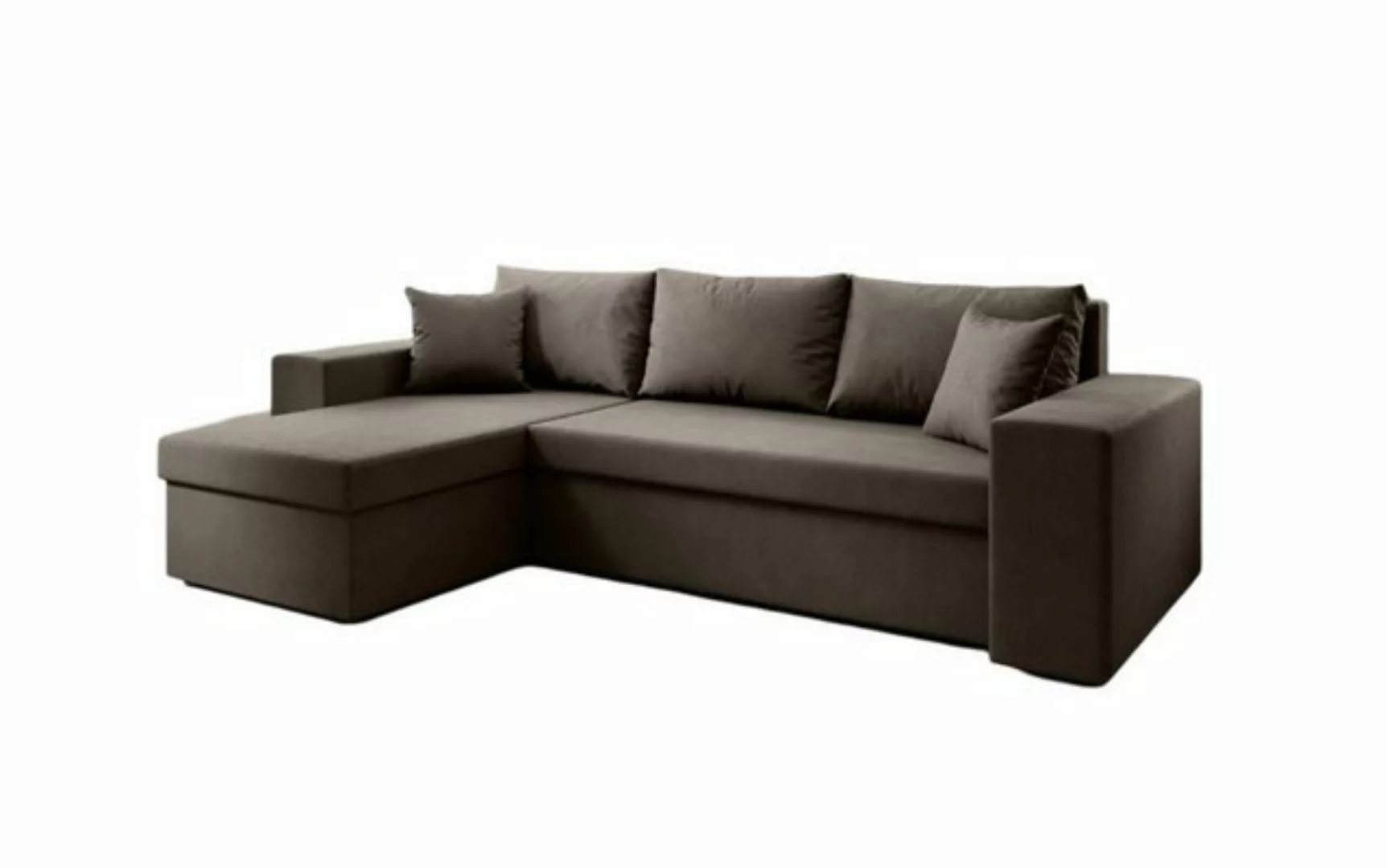 Luxusbetten24 Schlafsofa Designer Sofa Denver, mit Stauraum und Schlaffunkt günstig online kaufen